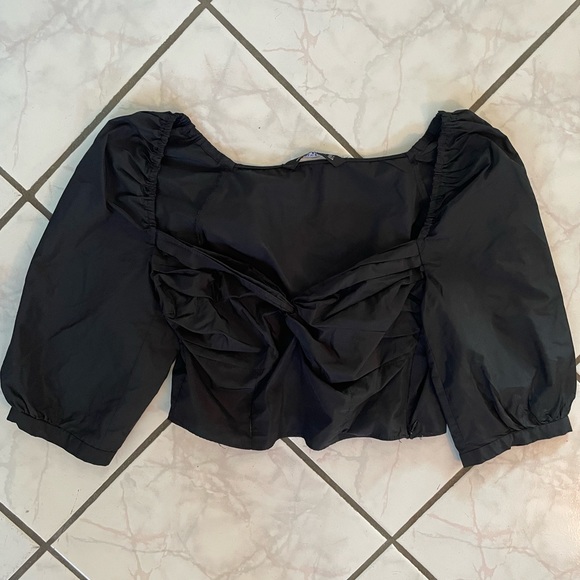 Zara Tops - Zara black bustier crop top